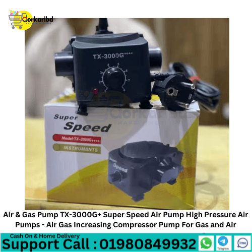 Air & Gas Pump TX-3000G+ Super Speed Air Pump High Pressure Air Pumps - Air Gas Increasing Compressor Pump For Gas and Air
