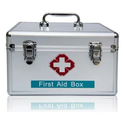 Aluminum First Aid Box with Security Lock (China Standard)