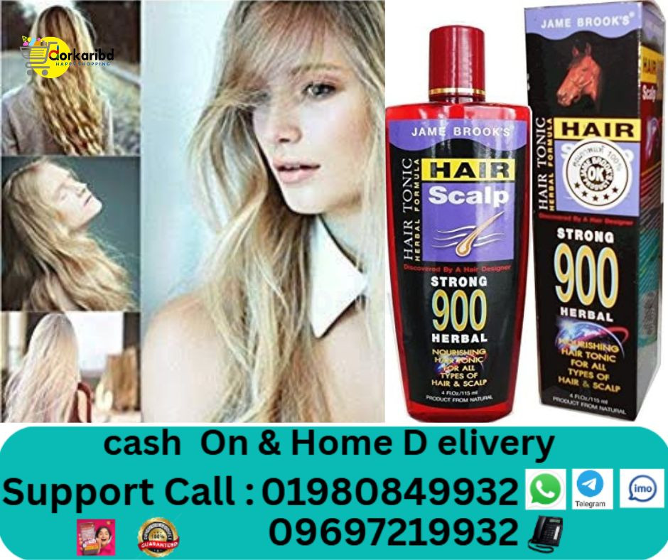 Jame Brooks Hair Scalp Strong HAIR SCALP STRONG Hair Tonic  900 Herbal