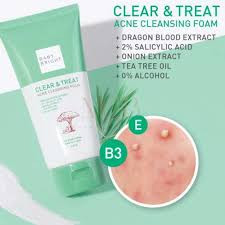 Baby Bright Clear & Treat Acne Cleansing Foam - 120gm