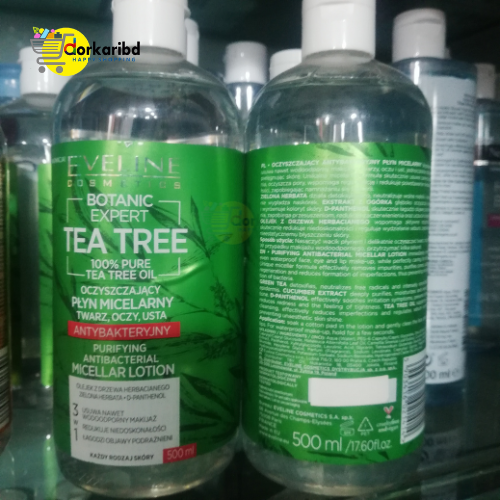Eveline Botanic Expert Tea Tree Purifying Micellar Lotion, 500 ml