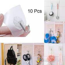 10 pcs Wall Hook Magic Paste Hooks for hanging wall stick hooks