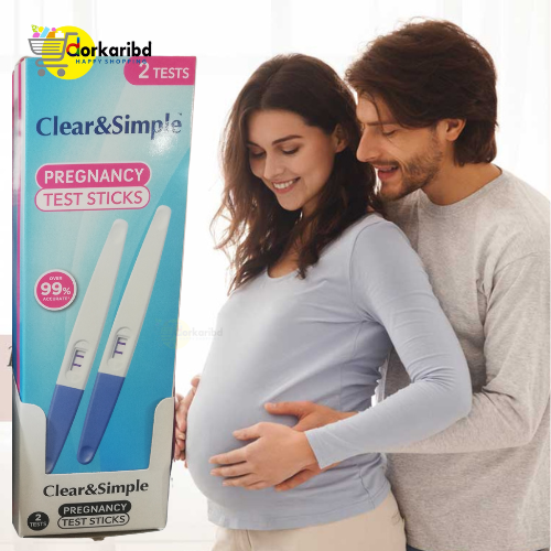 Clear & Simple Pregnancy Test Sticks, 2 Tests