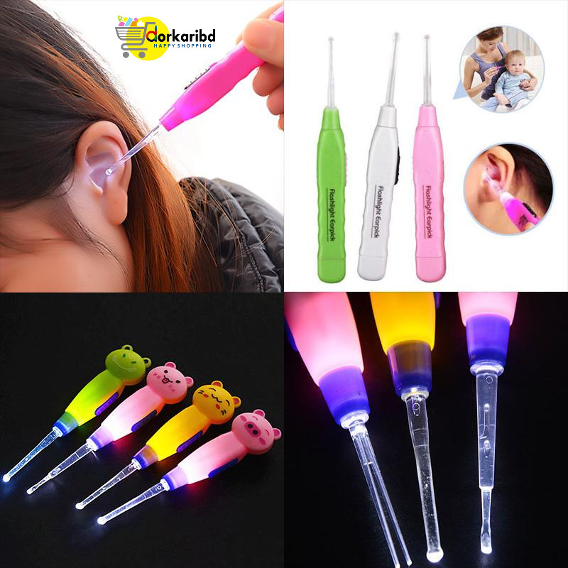 Ear Cleaner LED Light Flashlight Earpick -1 pcs