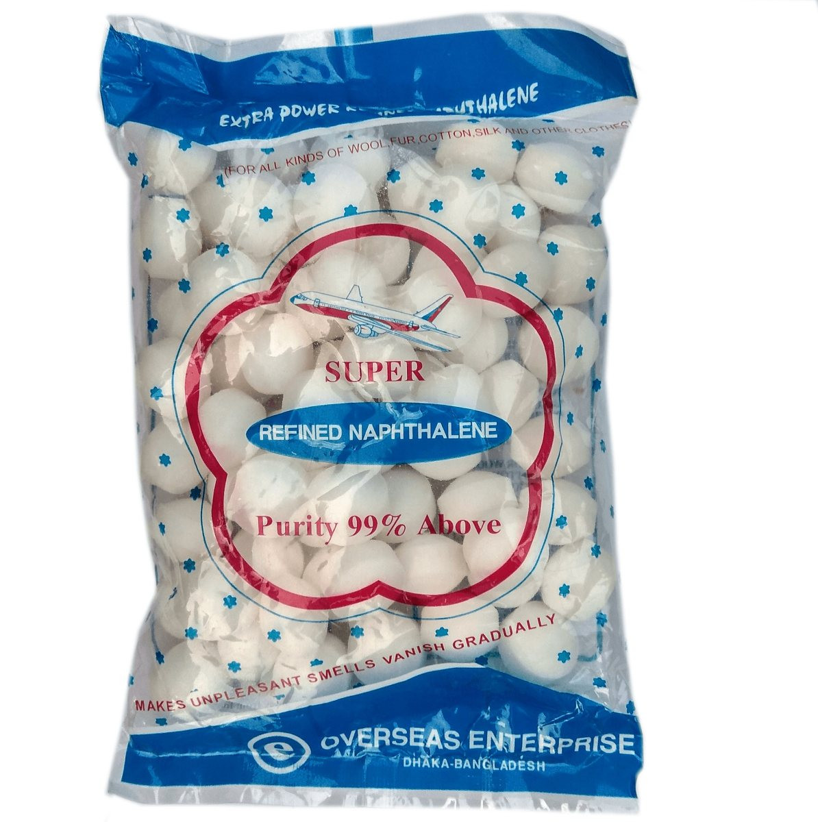 Super Refined Naphthalene Ball Color 100gm -1 Packet