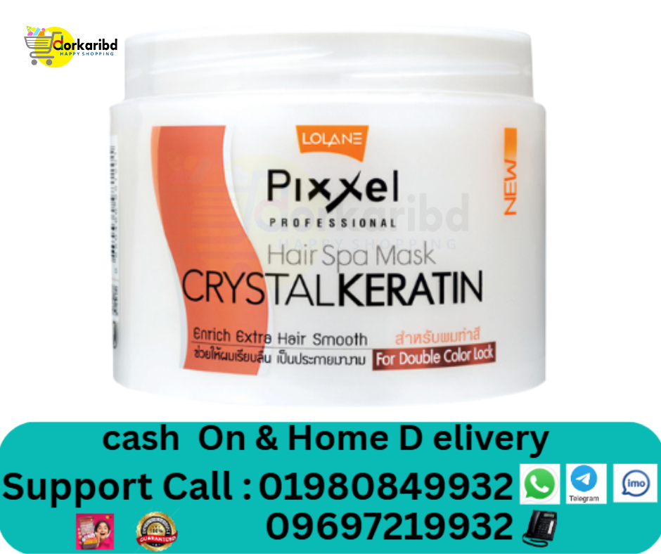 LOLANE Pixxel Hair Spa Mask Crystal Keratin for Double Color Lock - 450gm  Code  28193585