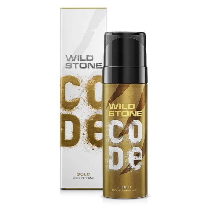 Wild Stone Stone Body Perfume For Men -Gold  120 ml