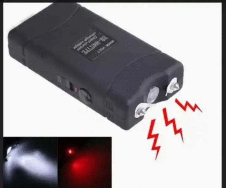 Rechargeable electric premium high voltage torch light with security
