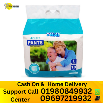 Thai Adult Pant Diaper Size-L 10PCS (90-140CM) (30-55 Inches)