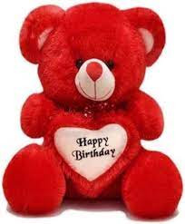 1 Feet Woolen Teddy Bear Soft Doll-Happy Birthday To You - Teddy Bear