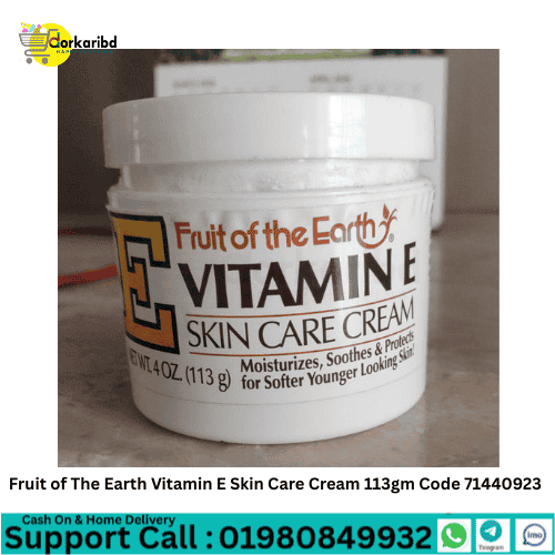 Fruit of The Earth Vitamin E Skin Care Cream 113gm Code 71440923