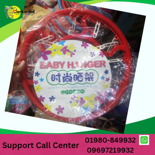 Clip Hangers For Baby Clothes (24 pcs Clip) Multicolor