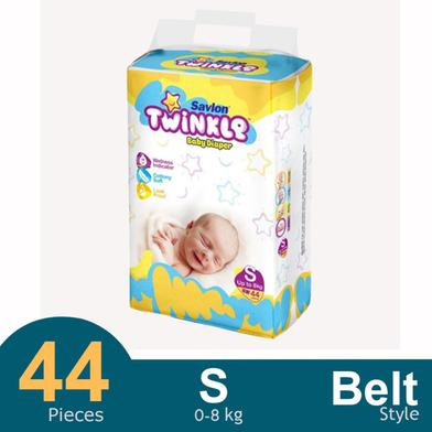 Savlon Twinkle Belt System Baby Diaper (0-8 kg) (44 Pcs)