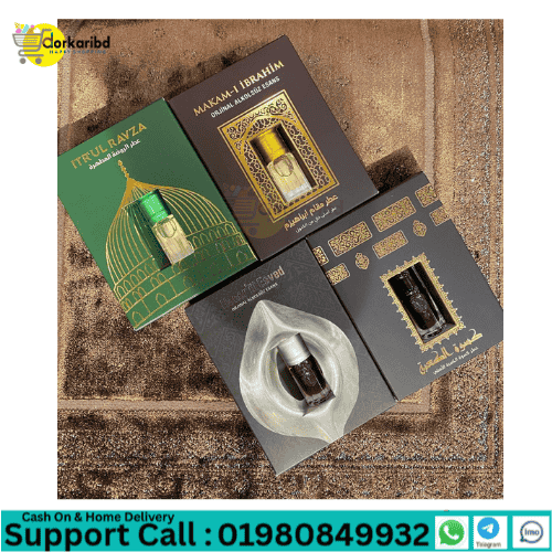 ESVED Makamı Ibrahim Kaaba Kiswah Oud Authentic Roll on Attr Oil Unisex Makkah Perfect Gift Fragrance  - 3m - 1 PCS