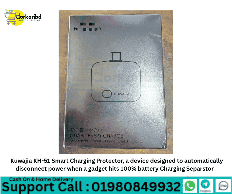 Kuwajia KH-51 Smart Charging Protector, a device designed to automatically disconnect power when a gadget hits 100% battery Charging Separstor
