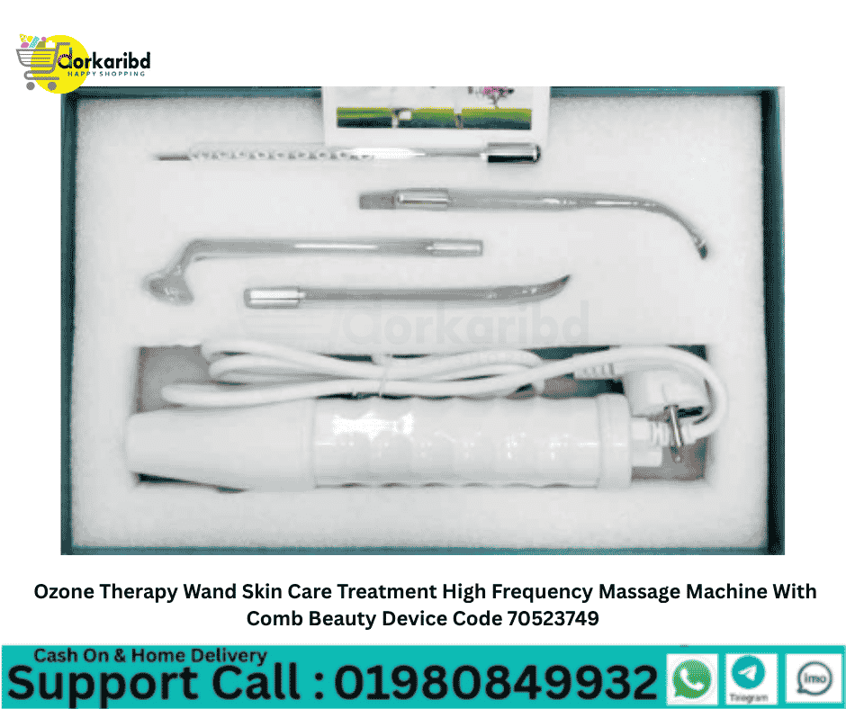 Ozone Therapy Wand Skin Care Treatment High Frequency Massage Machine With Comb Beauty Device Code 70523749