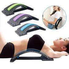 Back Stretcher,Back Pain Relief Device,Back Massager,Lumbar Stretching Device Spinal Chiropractor Fitness Equipment Back Support for Bed & Chair&Car,Free Wearable Posture Corrector Back Stretcher,Back