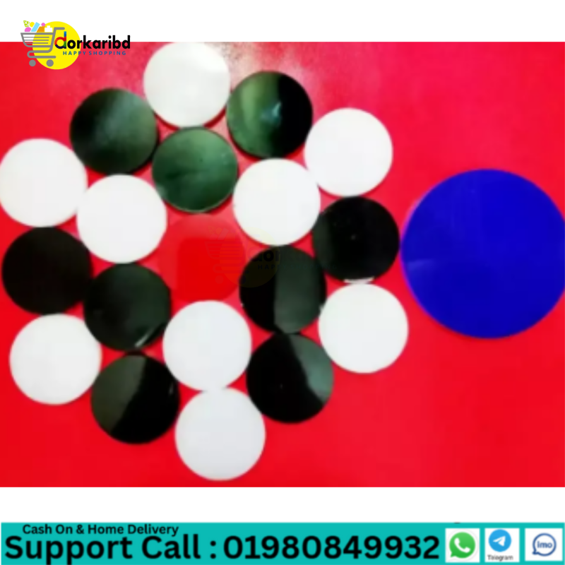 Carrom Guti Set with Striker Premium Quality - 1 Ps