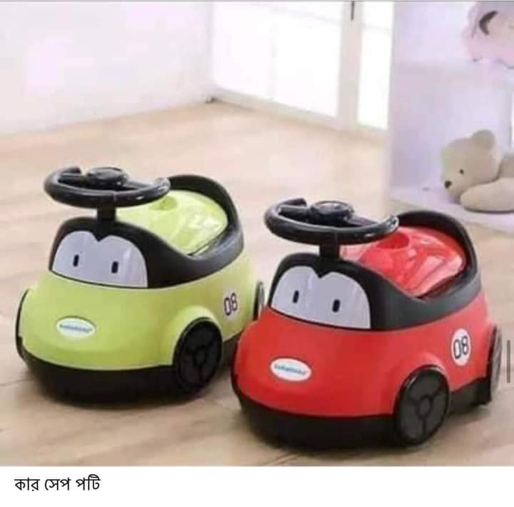 Car Shape Baby Potty - Lime Green (1pcs)