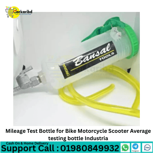 Mileage Test Bottle for Bike Motorcycle Scooter Average testing bottle Industrial Hand Tools Bike Motorcycle Accessories