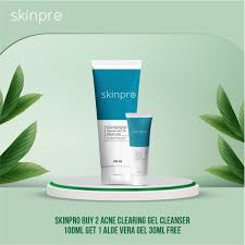 Skinpro Acne Clearing Gel Cleanser 100ml & Skinpro Ultimate Acne Gel 15ml