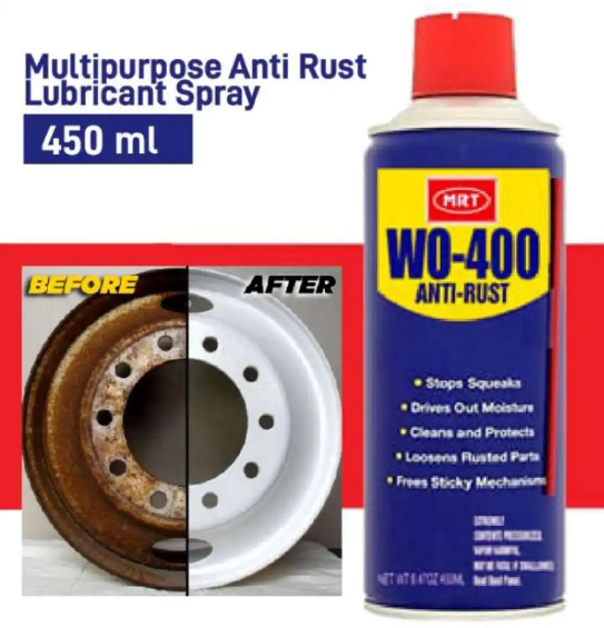 WD 40 - Multi Cleaning ANTI RUST Spray-450 ML (ORGNAL) 1 pcs