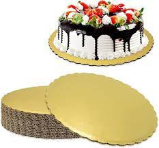 5 piece 10 inch round shape cake board Random Colour