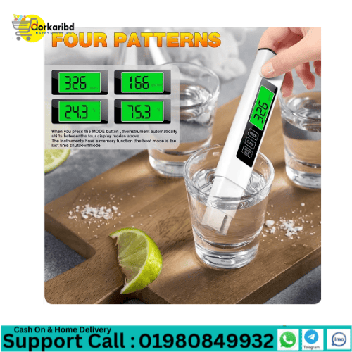 TDS Water Meter Quality Tester High Accuracy for Drink Water Water Tester Integrated- 1 pcs