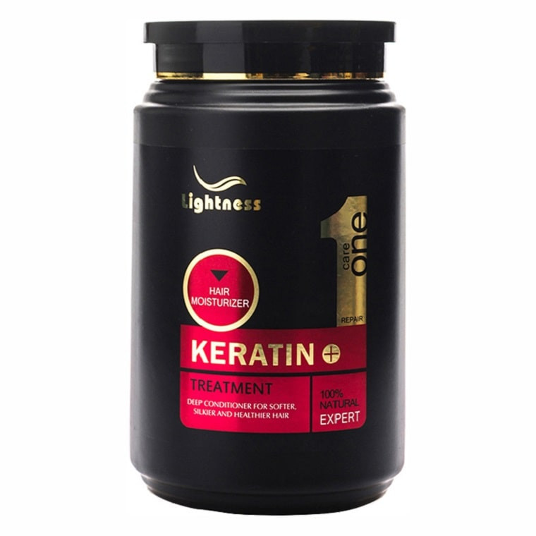 Lightness Keratin Treatment for Hair Moisturizer Hair Conditioner  black-1 pcs