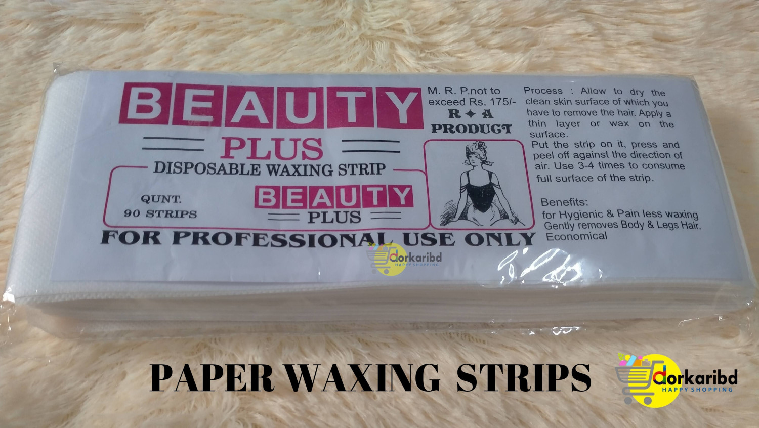 Wax Paper Strips Big 80 pcs