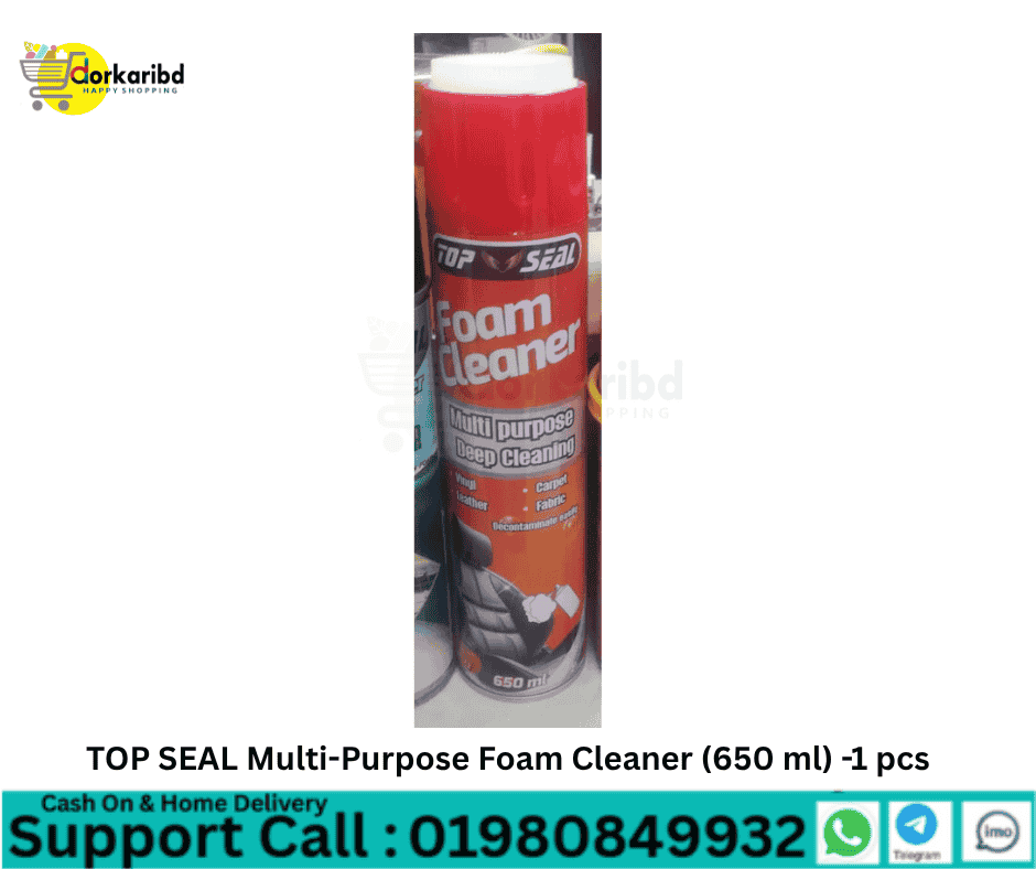 TOP SEAL Multi-Purpose Foam Cleaner  Spray (650 ml) -1 pcs