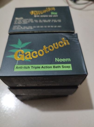 Gacotouch Neem Soap Anti-Itch Triple Action Bath Soap -6pic