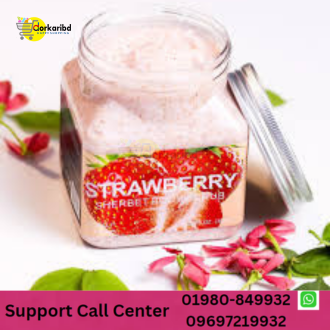 Wokali Strawberry Sherbet Body Scrub - 350ml