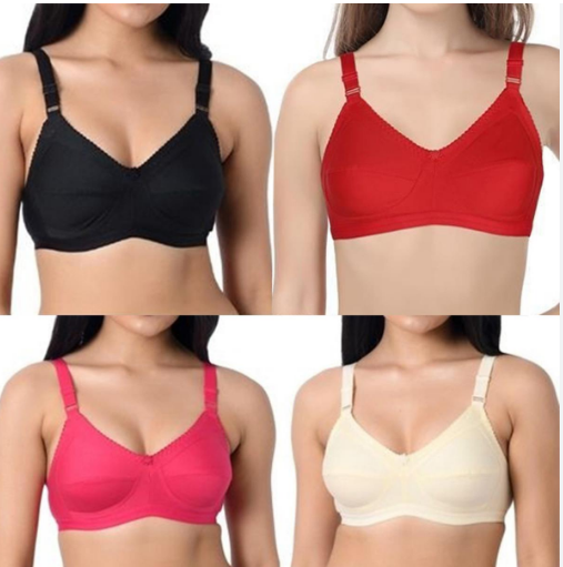 Guddi Bra is made of pure Indian cotton fabric lightweight and breathable comfortable in all seasons. 1 piece Size : 32/34/36/38/40/42