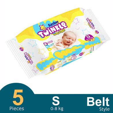 Savlon Twinkle Baby Belt Diaper Small  (6-11kg) (5pcs)
