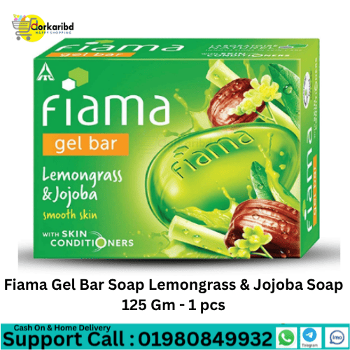 Fiama Gel Bar Soap Lemongrass & Jojoba Soap 125 Gm - 1 pcs