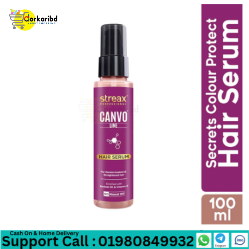 STREAX Canvo Line Hair Serum - 100ml  Made In India