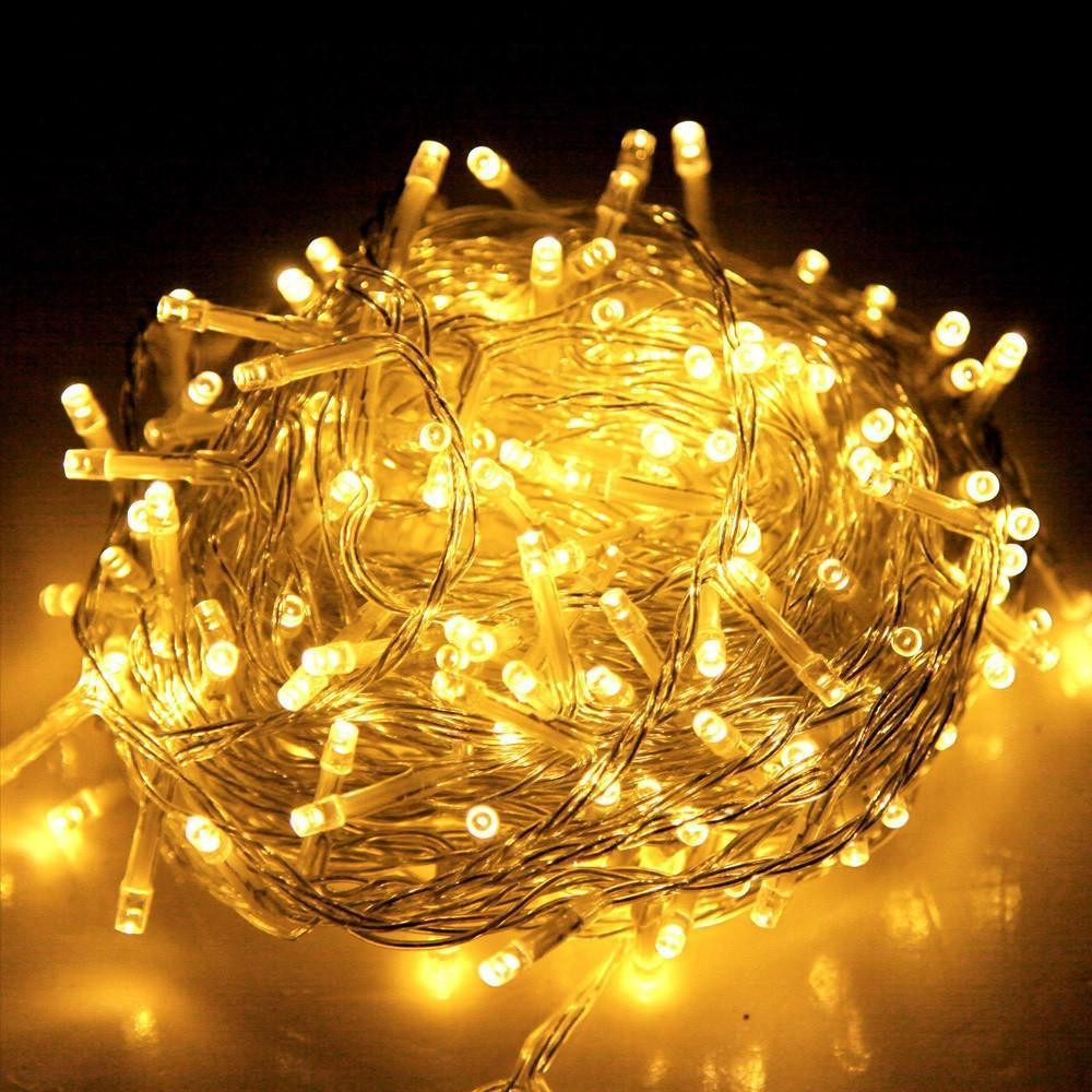 Fairy Decorative Light Golden, Weeding Festival Party water proof Led Light.- 33 Feets -100 Led