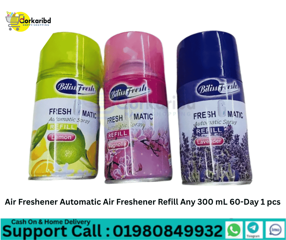 Air Freshener Automatic Air Freshener Refill Any 300 mL 60-Day Any 1 pcs