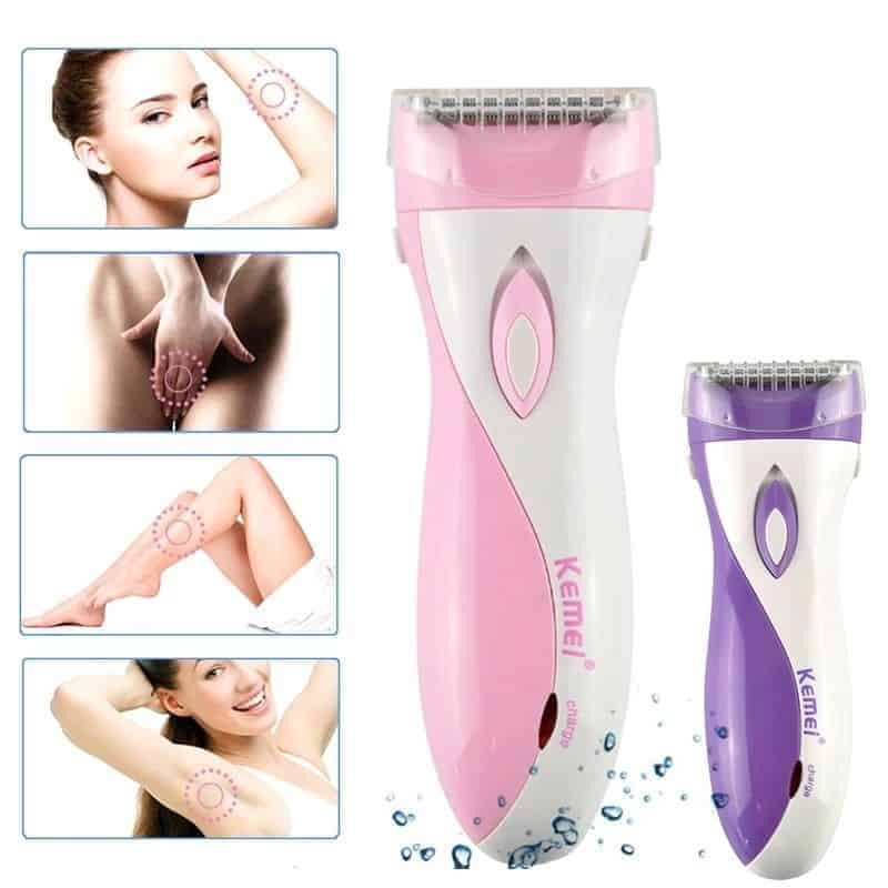 Kemei KM-3018 Rechargeable Lady Epilator For Women - Multi Usage
