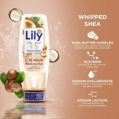 Lily Whipped Shea Body Wash 250ml Code 74921058