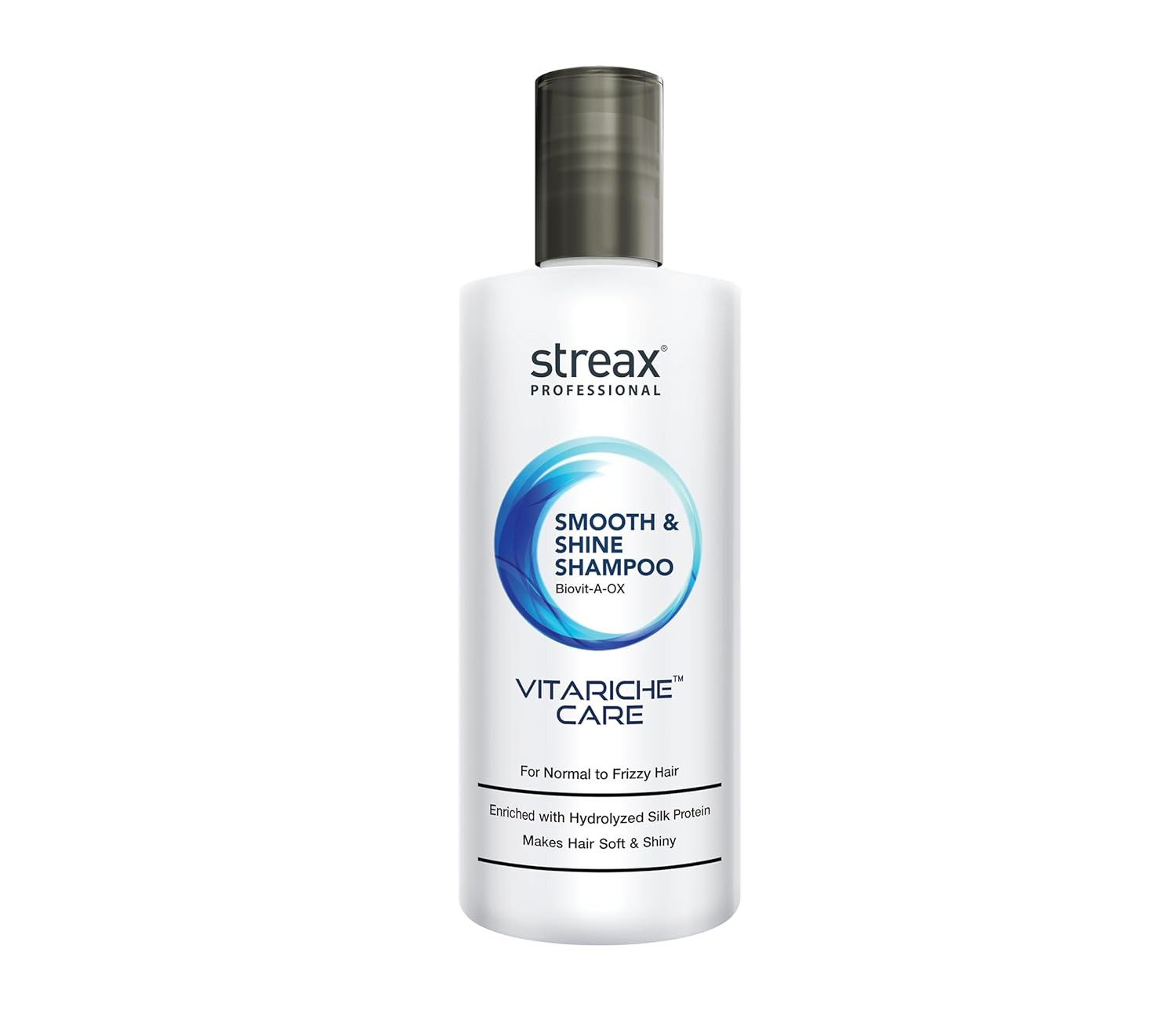 Streax Professionals Vitariche Care Smooth & Shine Shampoo for Dry & Frizzy Hair - 300ml