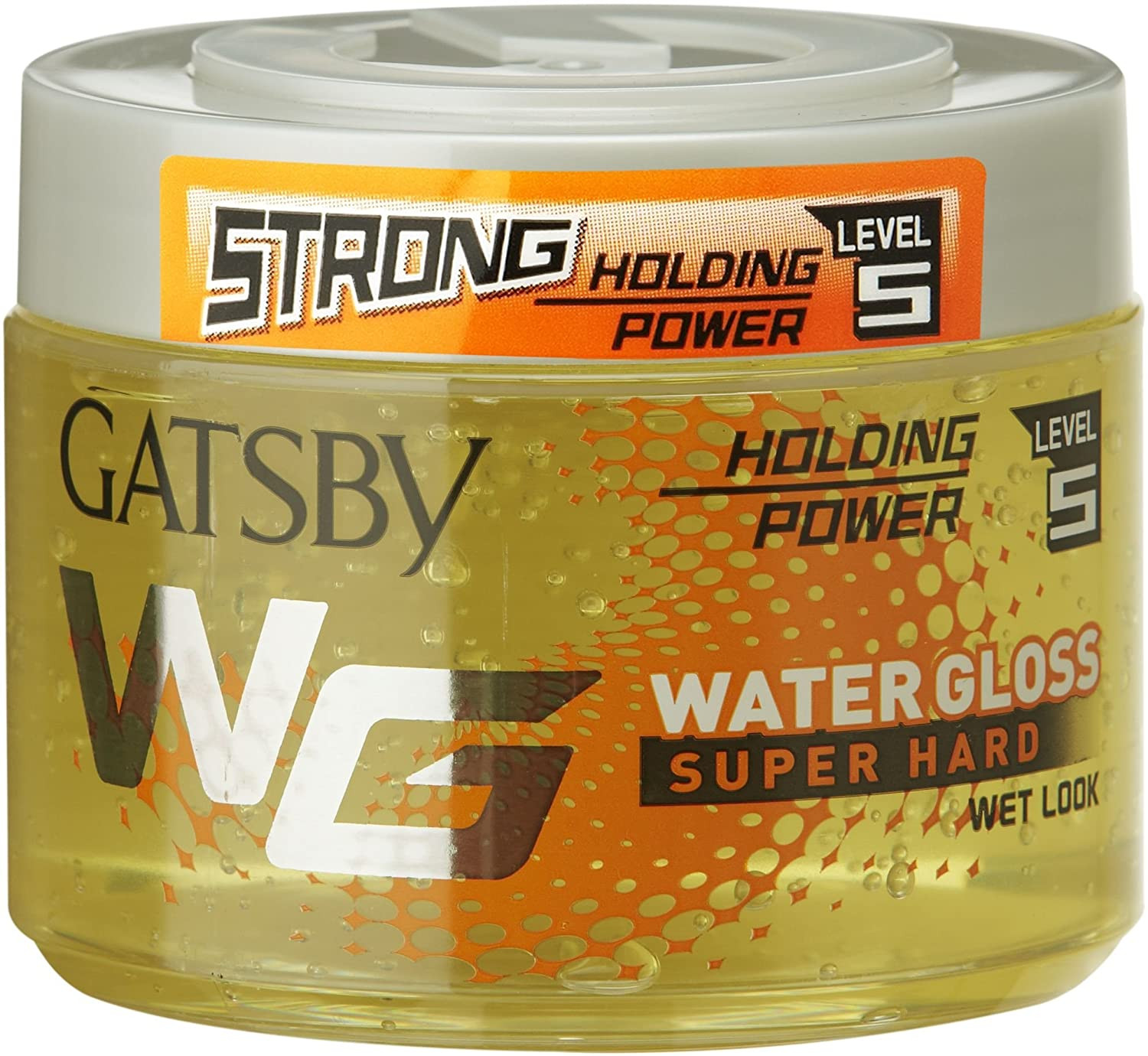 Gatsby Water Gloss Wet Look Super Hard Hair Gel  level 5- 30gm