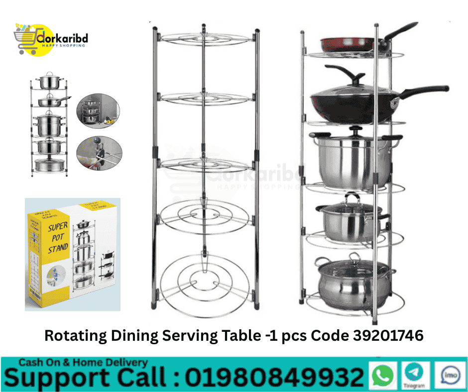 Super Pot Stand 5 Layer Kitchen Pot Organizer Code 27419853