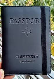 Passport cover Black Color Passport Cover & Card Holder For Men n Women - Passport Cover
