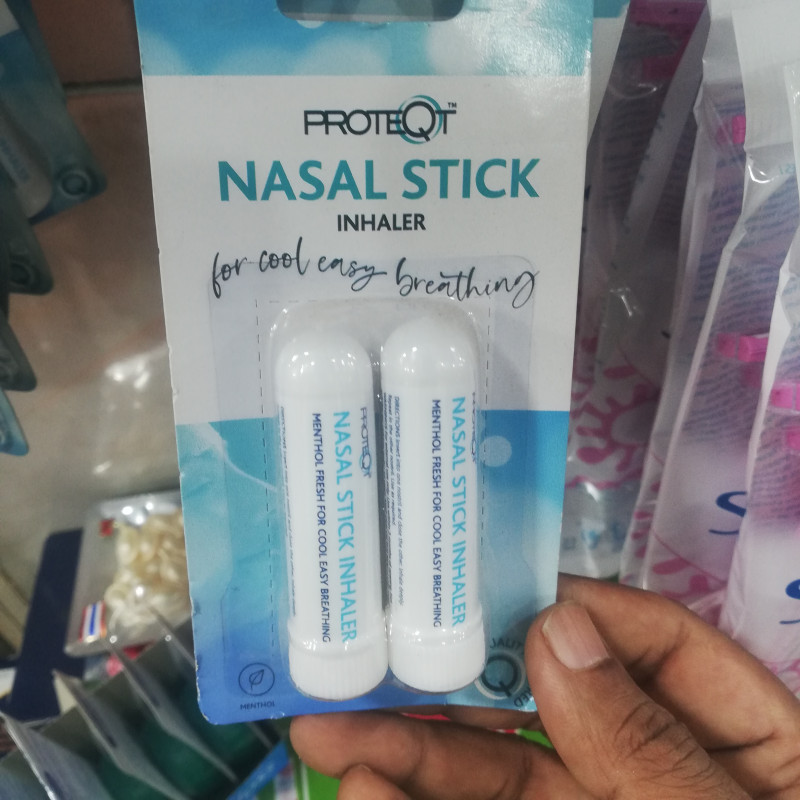 Nasal Inhaler Great for Cold,Vertigo,Anti Fatigue,Refreshing,Heatstroke cool easy breathing. Peppermint -2 Packs