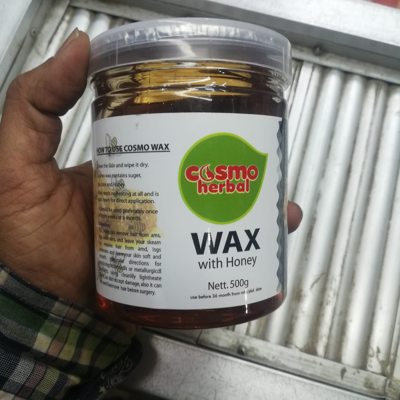 Cosmo Herbal Honey Wax 500g