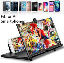 Mobile Phone 3D Video Amplifier Portable Smartphone Screen Magnifier 3D Glass - Phone Cooler