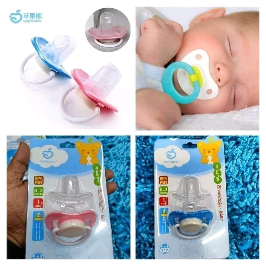 Baby Pacifier Good Food Grade Silicone Pacifier Round Head Infant Newborn Soother Orthodontic BPA Free Safe Teether Care