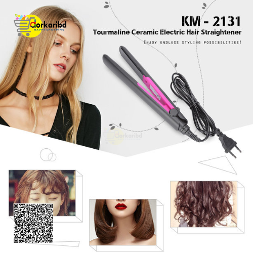 KEMEI KM-2131 PROFESSIONAL HAIR (IRON) STRAIGHTENER 1 Pcs